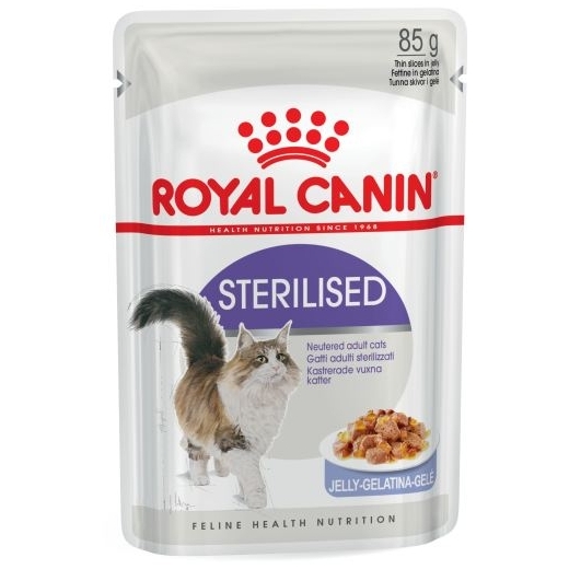Oso Relativamente O cualquiera Royal Canin Sobre Sterilised Gelatina Feline 85 gr.